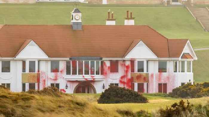 Man and woman in court over damage to Trump golf resort