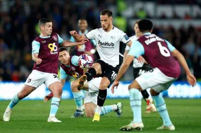 Derby County hold promotion chasers Burnley in survival bid