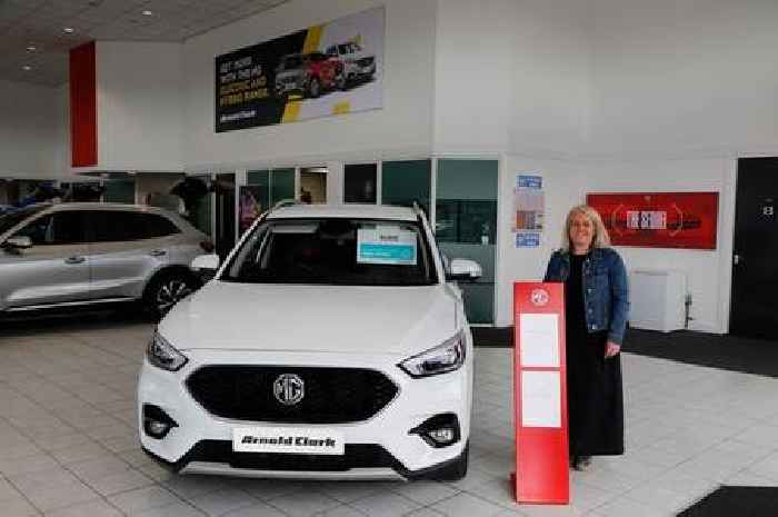 Lanarkshire woman picks up brand-new car thanks to Arnold Clark and local charity