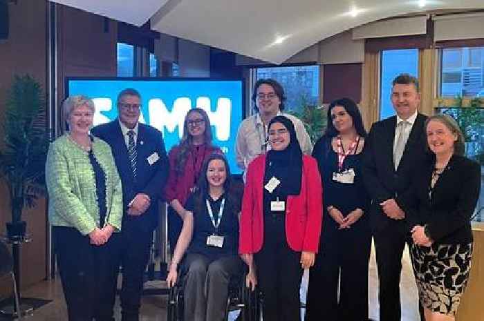 MSP welcomes mental health charity representatives to Scottish Parliament