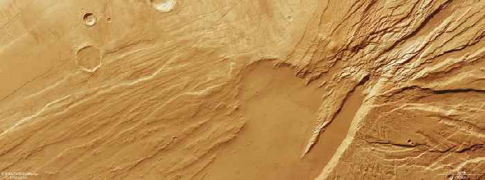 Martian rock on the move