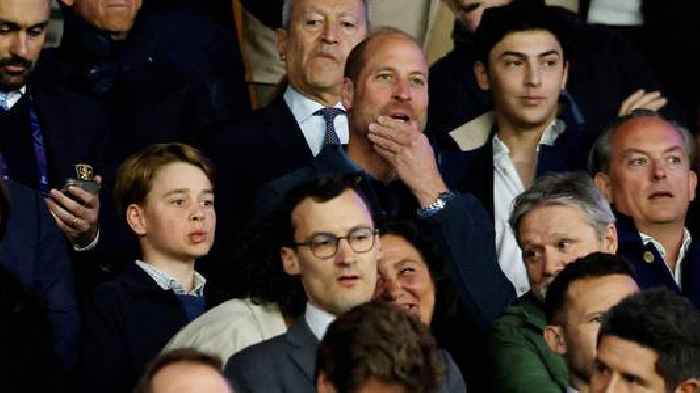 Prince William brings son George to Champions League away match