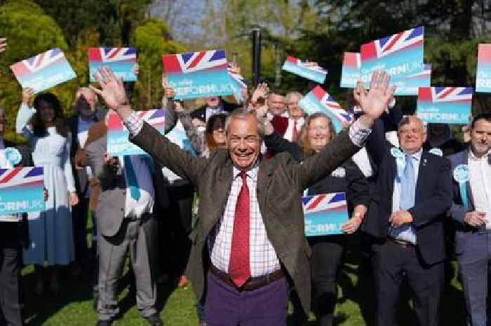 Nigel Farage says Derbyshire councillors who quit Reform UK face 'total obscurity'