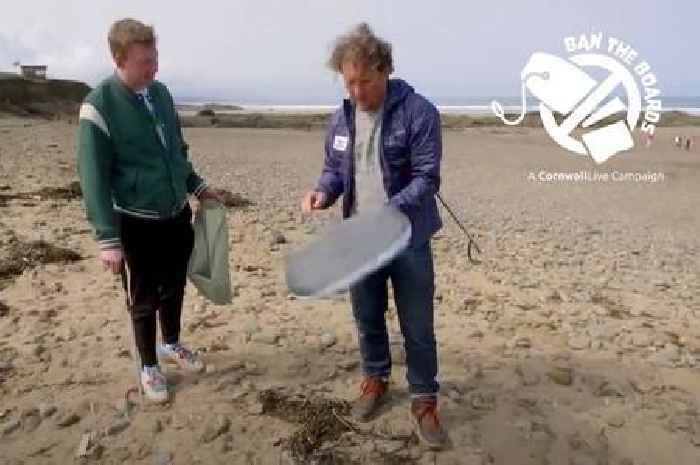 When comedian Joe Lycett came to Cornwall to fight against cheap bodyboards