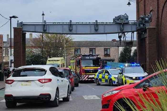Emergency response at Gainsborough shopping area as woman gets medical assistance