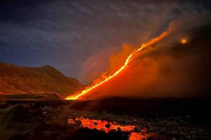Firefighters continue to tackle Arran wildfire as public urged to avoid area