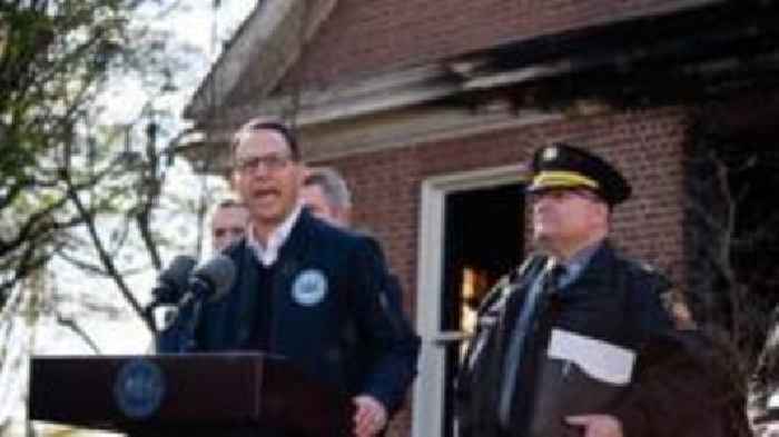 Man arrested after suspected arson attack at Pennsylvania governor's home
