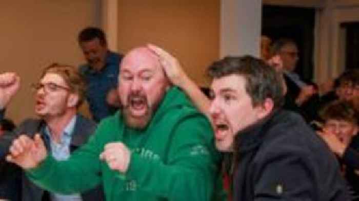 Nerves and cheers at McIlroy's hometown golf club