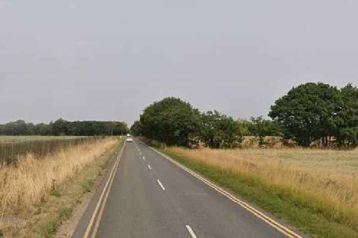 Motorcyclist dies after bike leaves the road near Coningsby