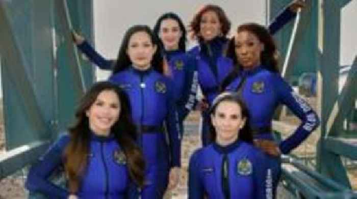 Katy Perry set for space with all-women crew on Blue Origin rocket