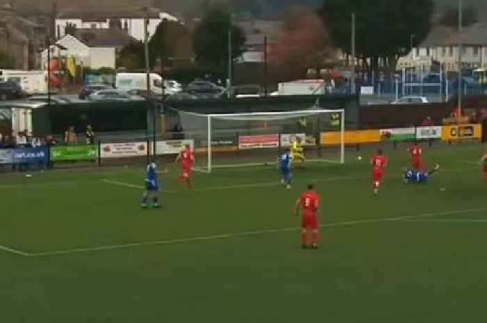 Welsh football veteran scores stunning acrobatic goal to save club from relegation and sink rivals