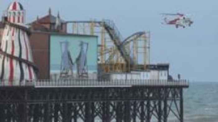 Sea search after reports of person in the water