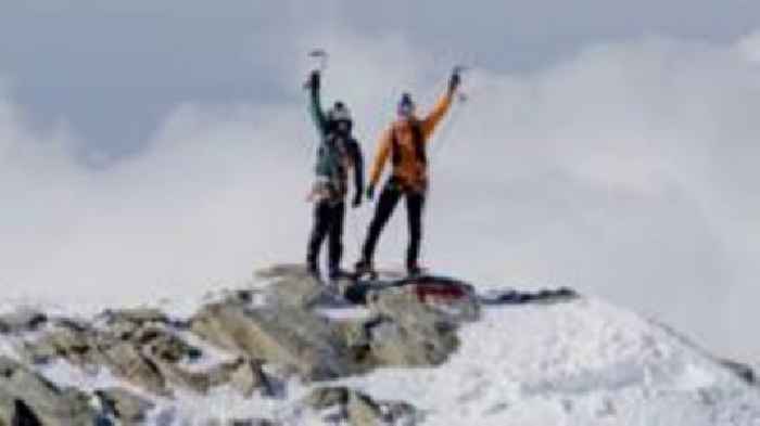 Watch: New speed climbing record set in the Swiss Alps