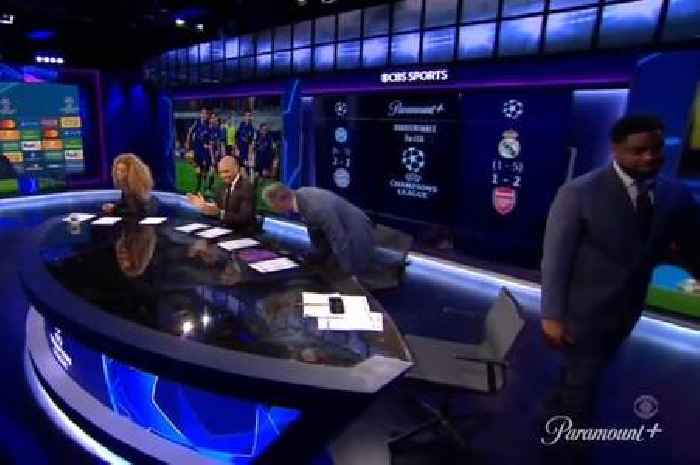Micah Richards walks off CBS Sports set in strop as Champions League ace 'sorry'
