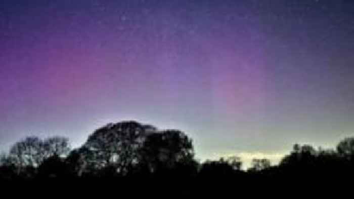 Northern Lights dazzle over West of England