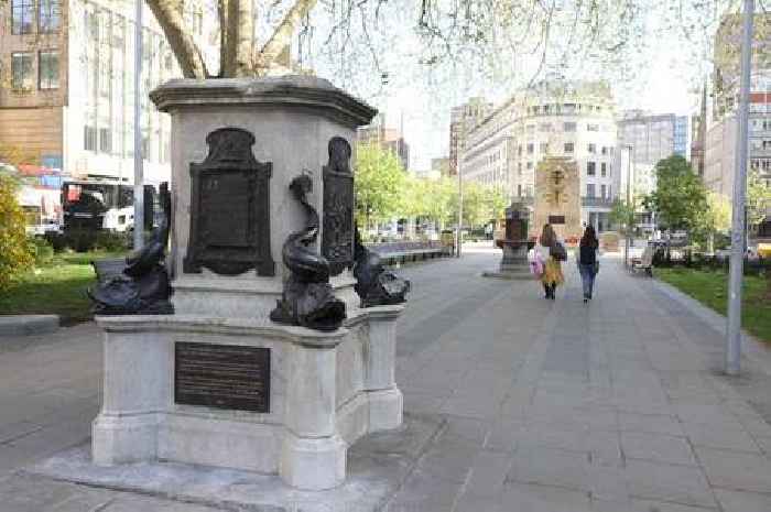 Controversial second plaque on Edward Colston's empty plinth finally installed