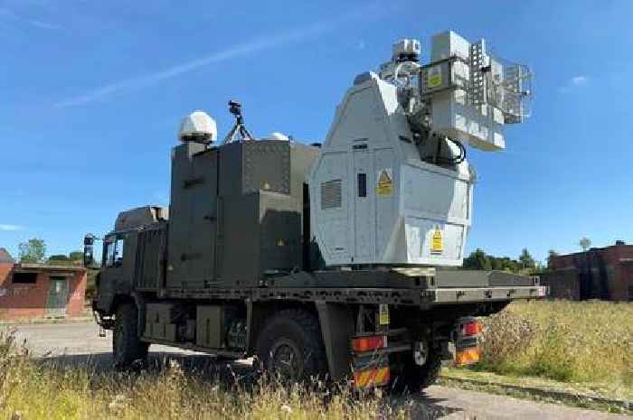 UK military tests new weapon that takes down drones at base in Wales