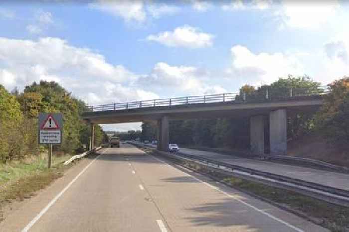The freaky bridge over the A120 that leads to nowhere