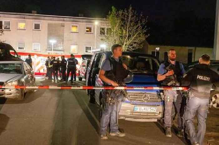 German special forces hunt for gunman who shot two dead near Frankfurt