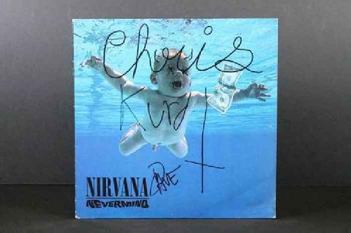 Extremely rare signed Nirvana record sleeve sells for almost double asking price