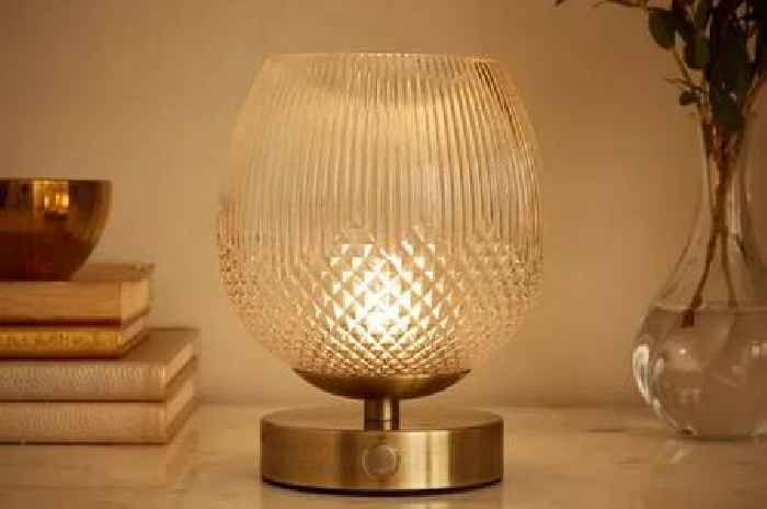 Dunelm shoppers in awe of 'delicate' £40 glass table lamp that 'needs no cables'