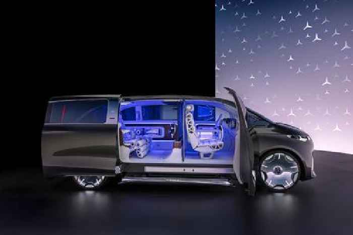 Ugliest Mercedes-Benz Passenger Van in Ages Is Actually an Entertainment Room in Disguise