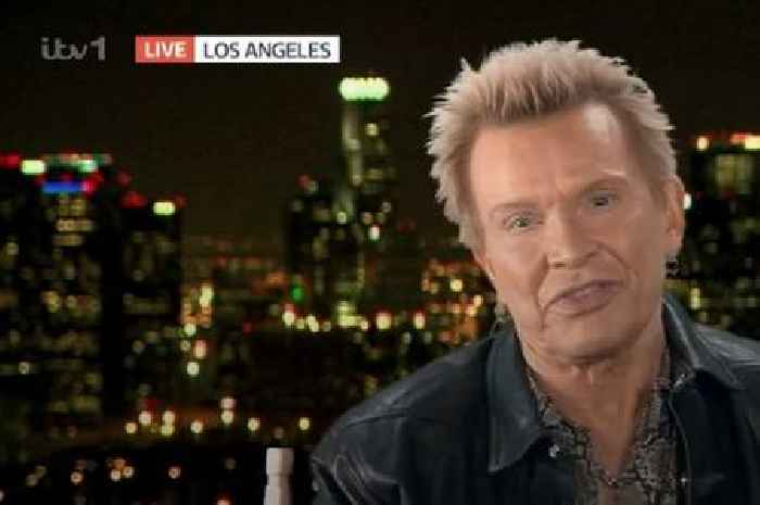 GMB viewers distracted as Billy Idol makes appearance on show