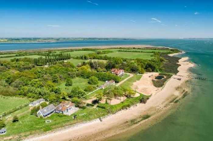 The 'stunning' Essex island where Olly Murs got married up for sale for £25m