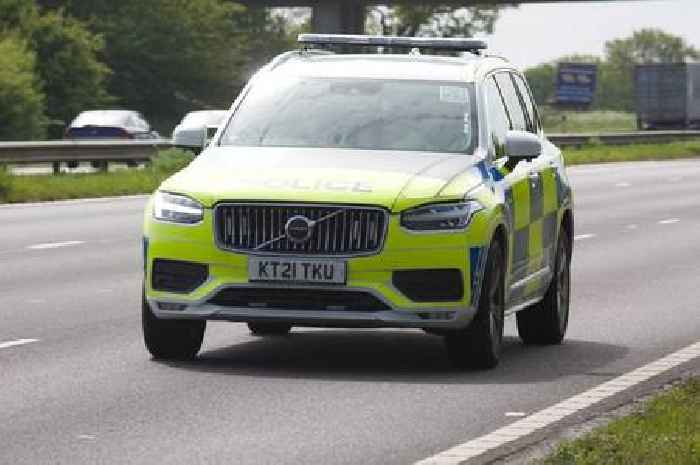 Driver flees scene after crashing car into barrier on Cambridgeshire road