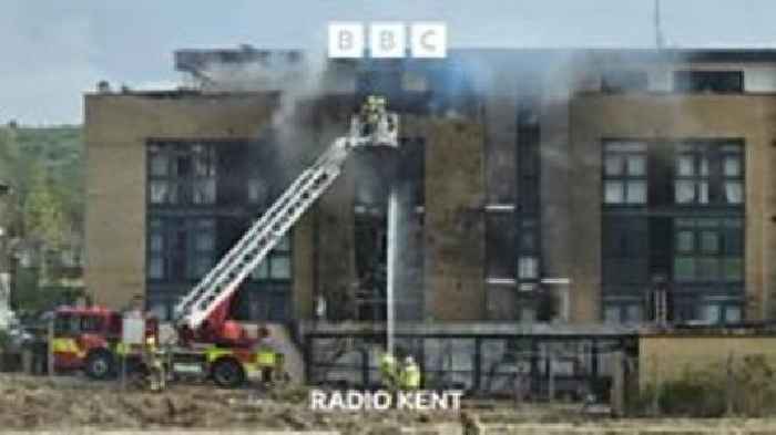 'We woke up to flames at the bedroom window'