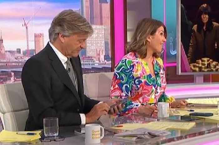 Good Morning Britain's Richard Madeley contacts Kate Garraway live on air