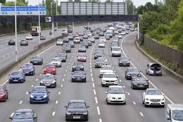 Motorcyclist given CPR on M1 as man's life saved on busy motorway