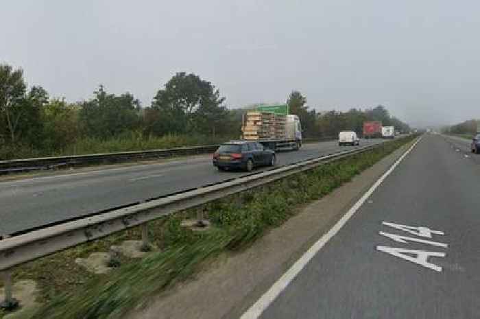 A14 crash: Person dies after multi-vehicle crash near Cambridge