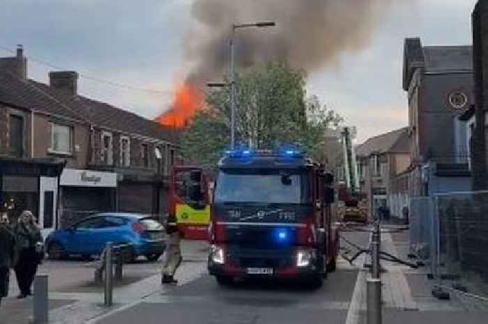 Port Talbot fire live updates: Huge fire takes hold at historic chapel