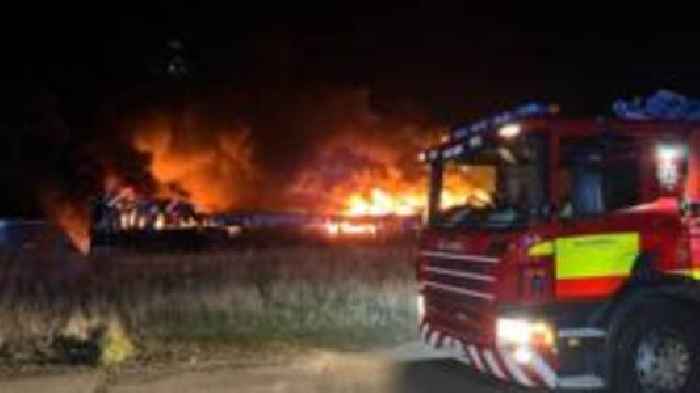 Month-long fire at RAF site started deliberately
