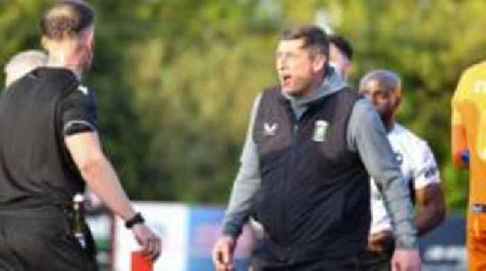 You shouldn't lift your hands on a football pitch - Devine