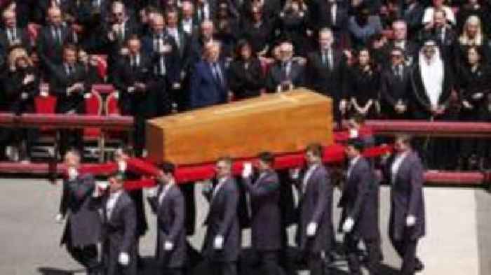 Swinney 'very moved' after Pope's funeral in Rome