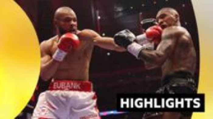 Eubank Jr narrowly beats bitter foe Benn - highlights