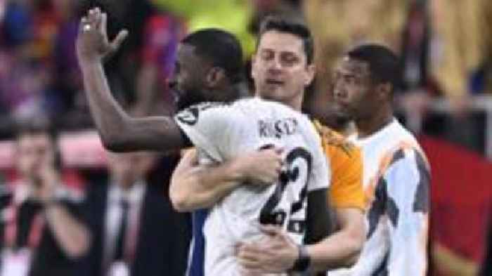 Rudiger faces ban for throwing object at referee