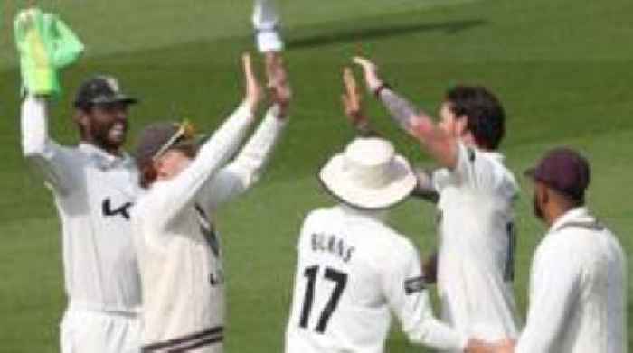 Champions pick up first win after Somerset collapse