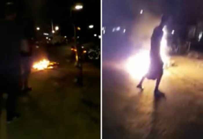 Dude Pours Gasoline on a Fire, Then Everything Blows Up