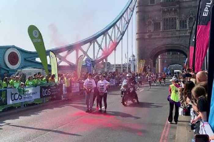 Bristol teen protester causes chaos at London Marathon