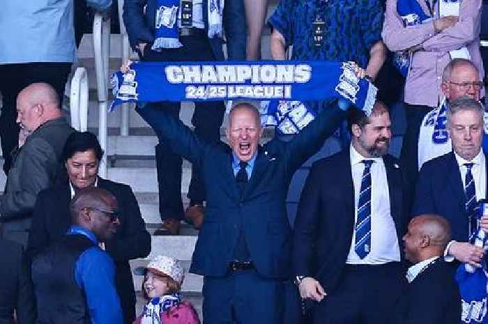Tom Wagner grabs microphone in celebrations to make promise to Birmingham City