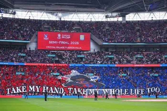 The heart-warming meaning behind Crystal Palace fan display during FA Cup semi-final
