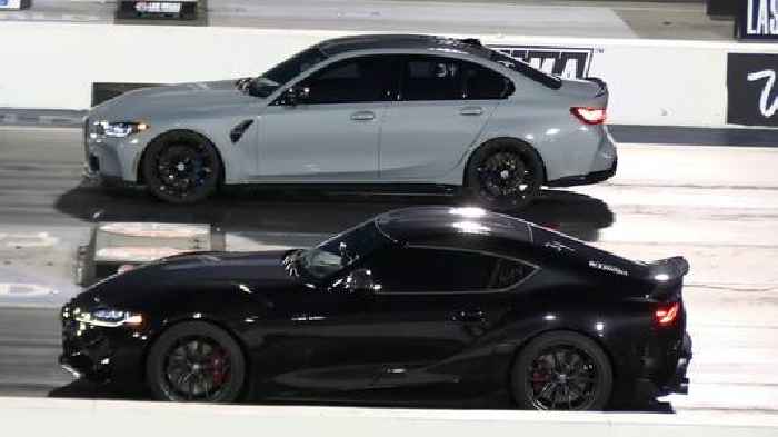 BMW M3 Drags Toyota GR Supra in America: Total Annihilation Is Pretty Darn Obvious, Doh! 
