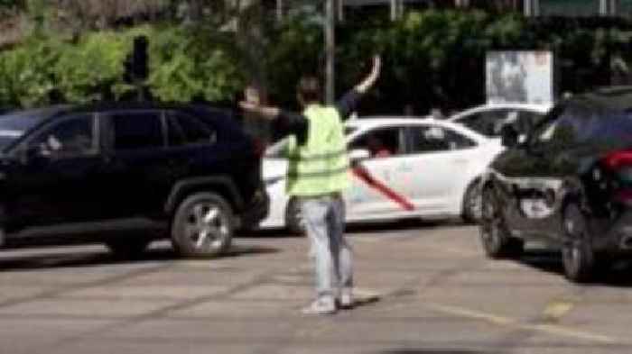 Watch: Traffic chaos as Spain and Portugal face power outages