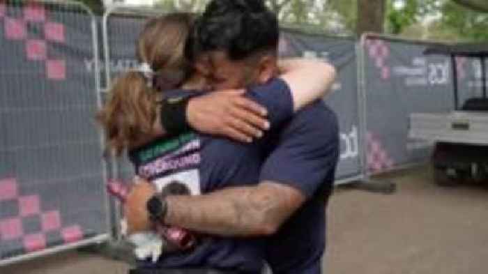 'I hope I've done her proud': Fathers of Southport victims complete London marathon