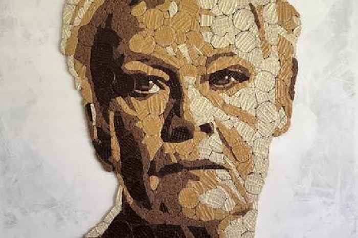 Biscuit-based portraits depicting likes of Dame Judi Dench unveiled