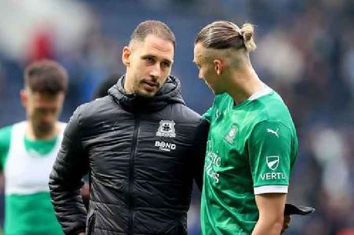 Nikola Katic battled injury during Plymouth Argyle win at Preston