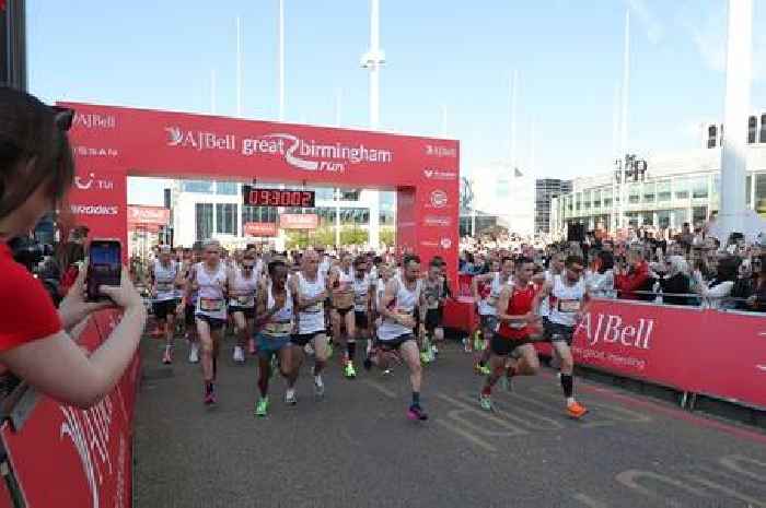 Great Birmingham Run 2025 road closures listed as 15,000 runners expected